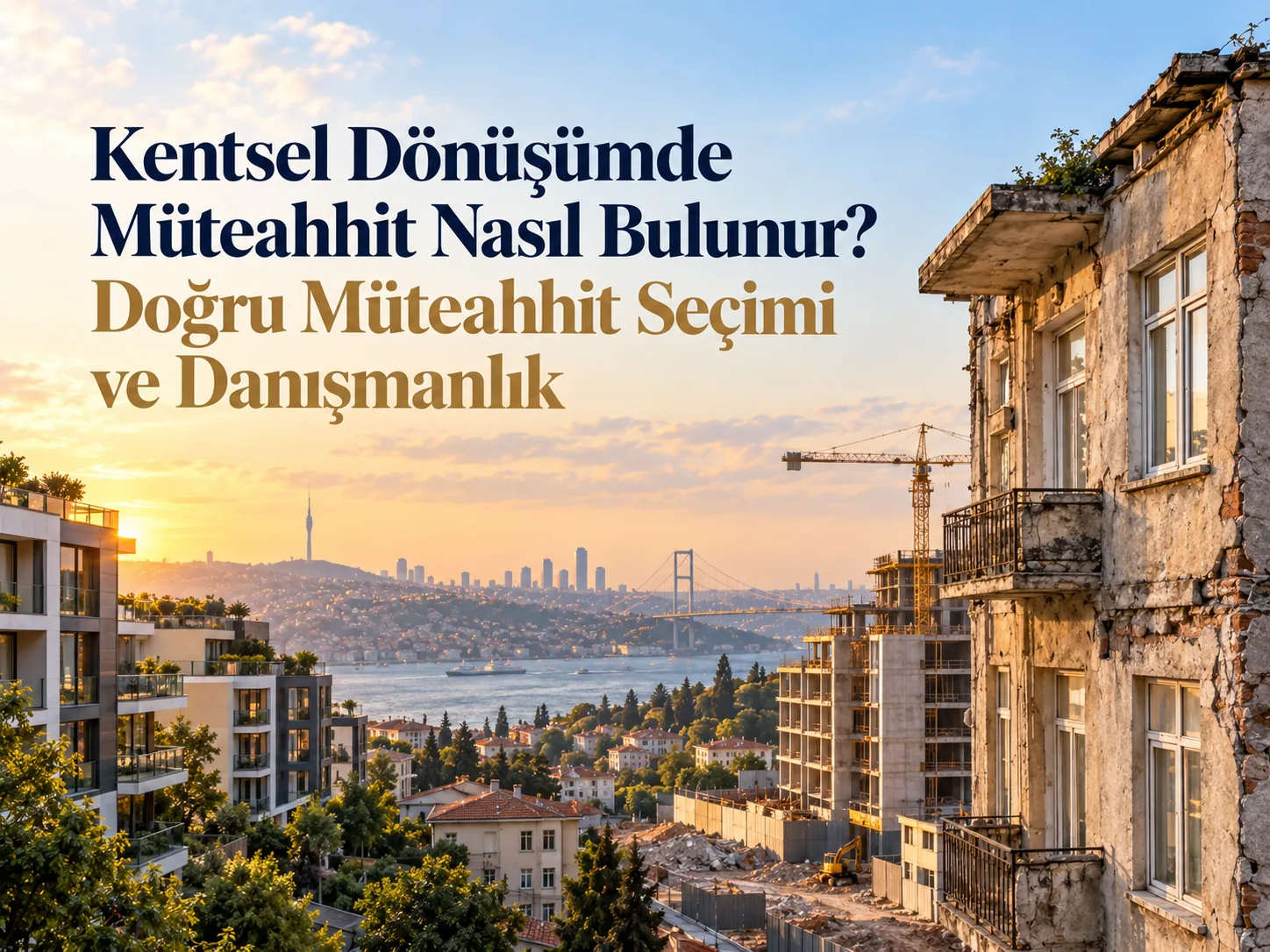 Kentsel Dönüşümde Müteahhit Nasıl Bulunur? Doğru Müteahhit Seçimi ve Danışmanlık
