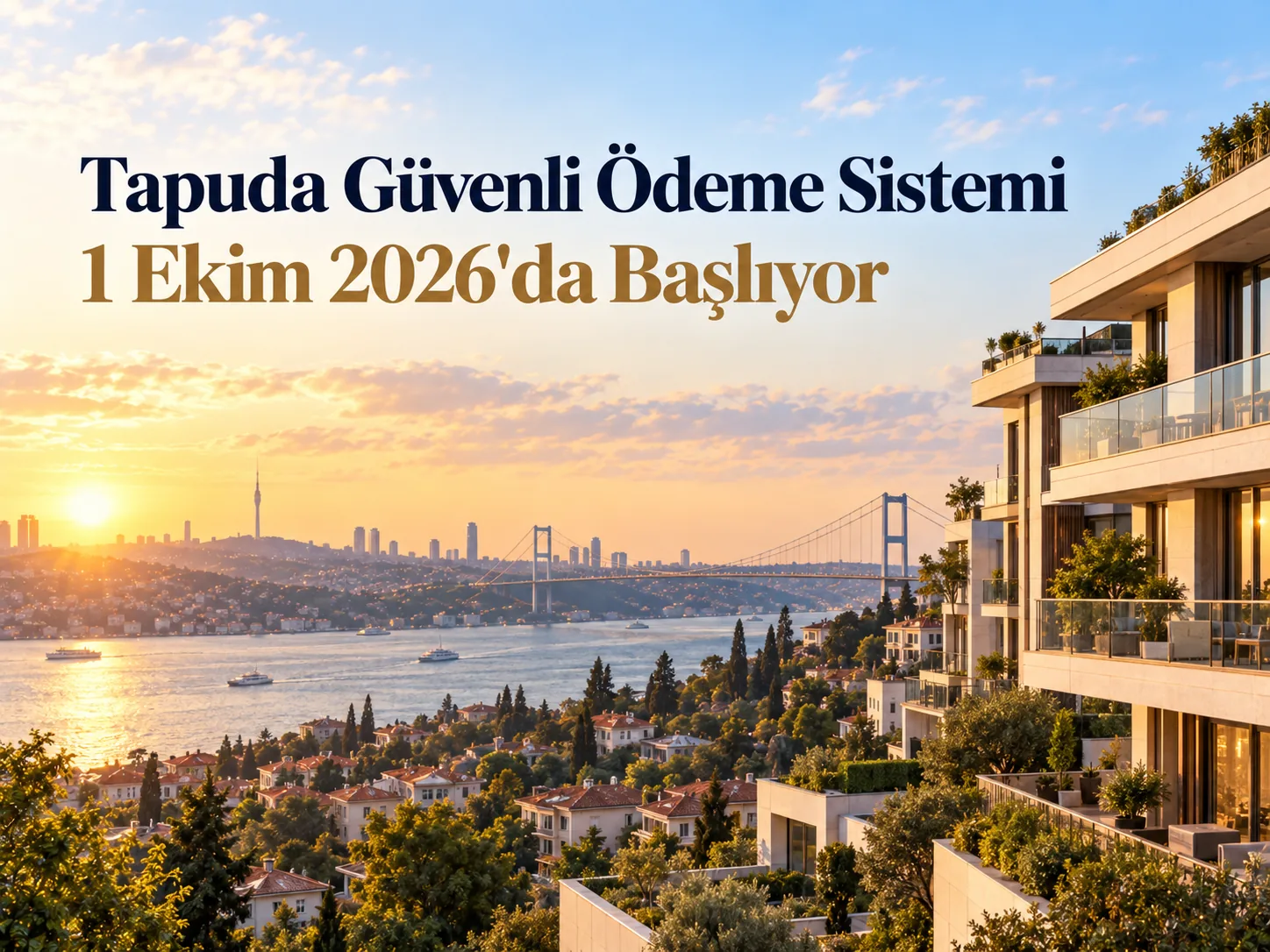 Tapuda Güvenli Ödeme Sistemi 1 Ekim 2026'da Zorunlu Oluyor: Ev ve Arsa Satışında Ne Değişecek?