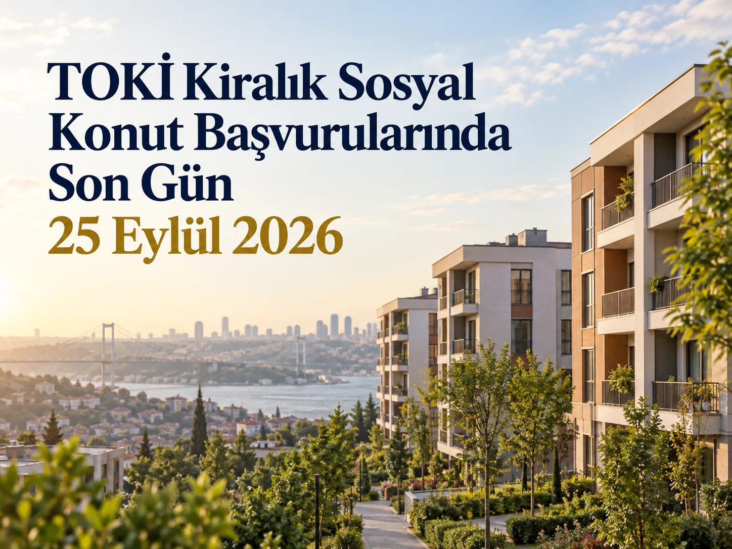 TOKİ Kiralık Sosyal Konut Başvurularında Son Gün 25 Eylül 2026