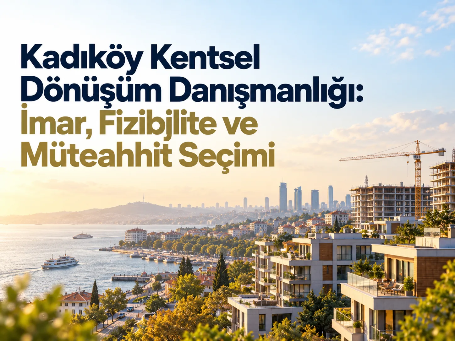 Kadıköy Kentsel Dönüşüm Danışmanlığı: İmar, Fizibilite ve Müteahhit Seçimi