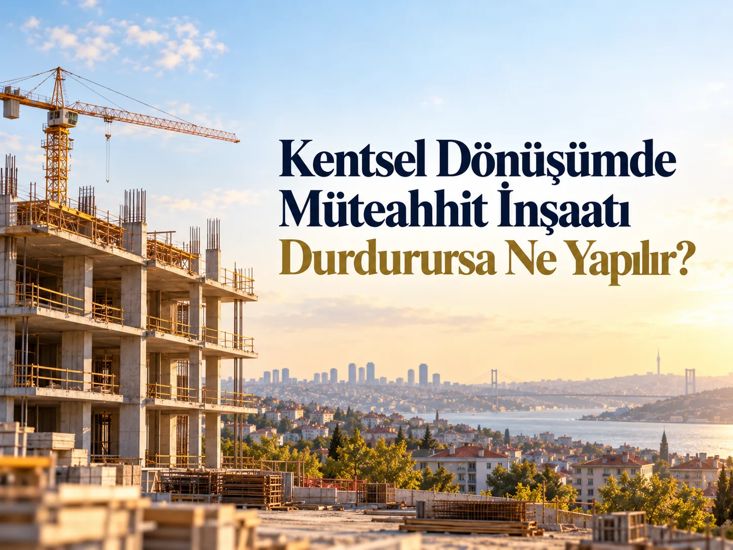 Kentsel Dönüşümde Müteahhit İnşaatı Durdurursa Ne Yapılır?