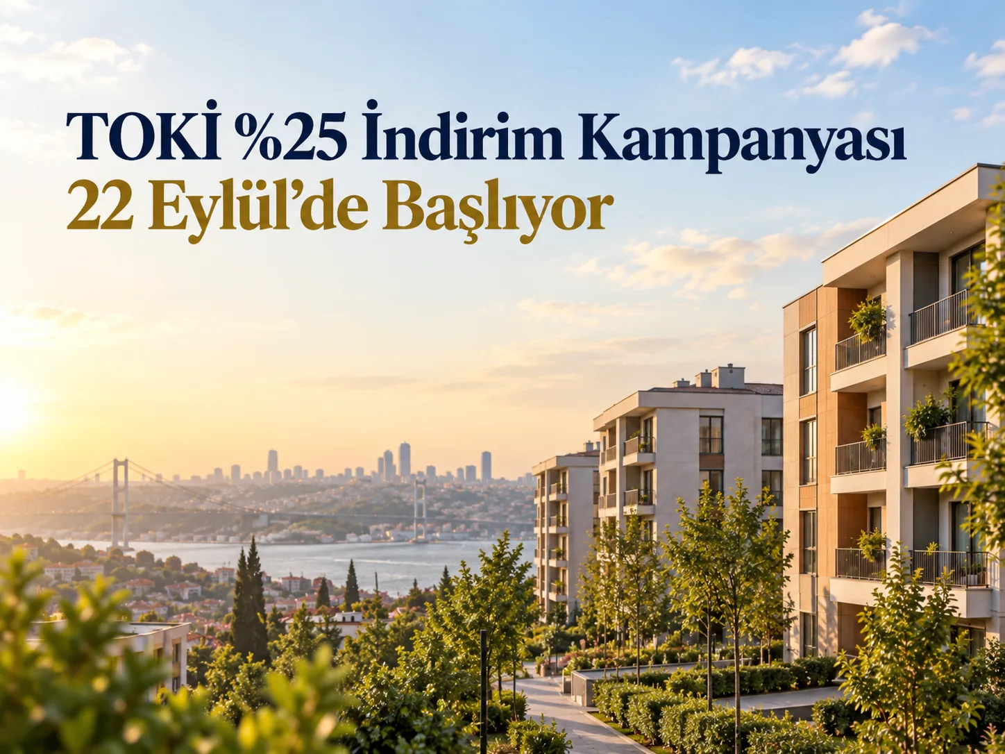 TOKİ %25 İndirim Kampanyası 22 Eylül’de Başlıyor: Son Başvuru 19 Ekim
