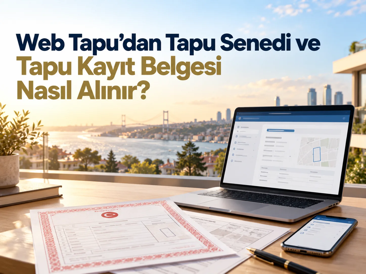 Web Tapu’dan Tapu Senedi ve Tapu Kayıt Belgesi Nasıl Alınır?