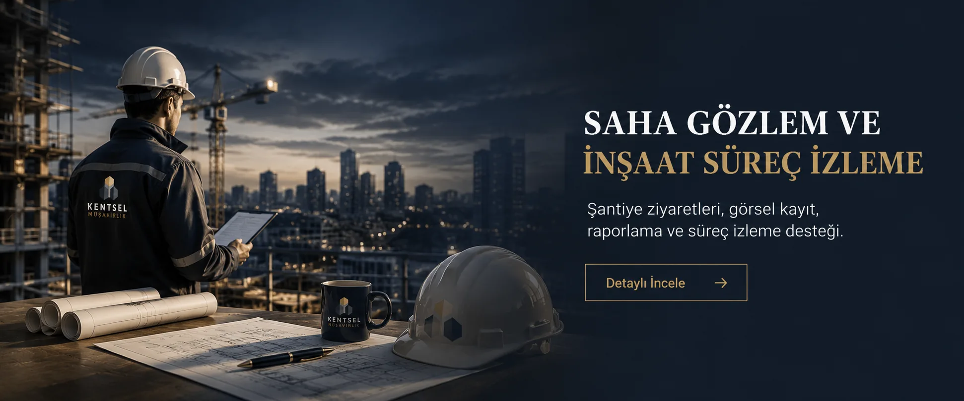 <p>Saha Gözlem ve İnşaat Süreç İzleme</p>